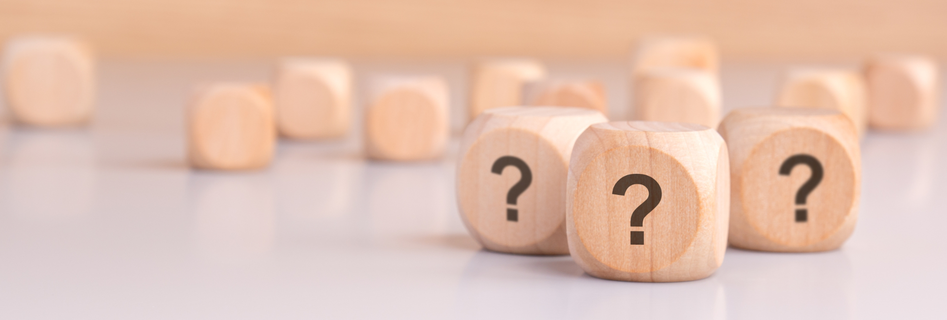 Wooden Cubes With Question Marks 1920X650